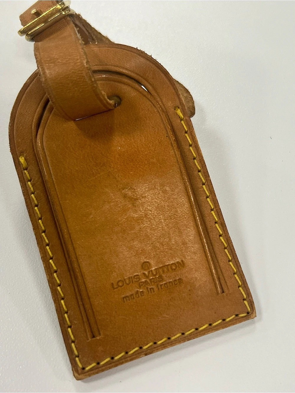 Louis Vuitton Vachetta Leather Luggage Tag in Brown